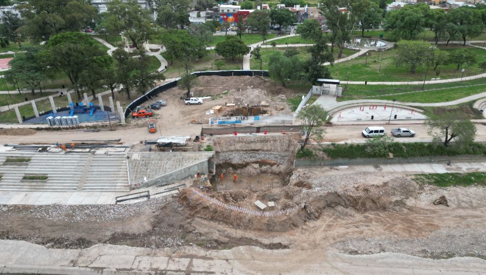 Iniciaron Las Obras Del Nuevo Puente Peatonal En El Parque Las Heras