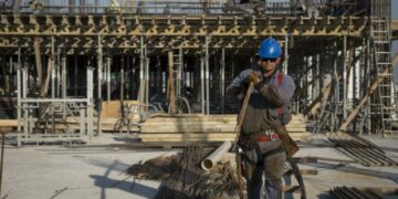 La construcción, en picada