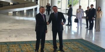 Macri visita a Bolsonaro en el Palacio del Planalto