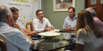 Mestre visitó a Dellarossa en Marcos Juárez