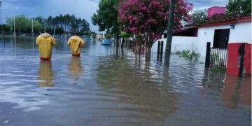 Leones y Justiniano Posse amanecieron inundados