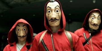 Se filtraron imágenes de las grabaciones de «La casa de papel»
