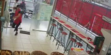 Dos robos ocurridos ayer quedaron registrados por cámaras de seguridad