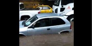 Así fue la intensa tormenta que inundó Córdoba en pocos minutos