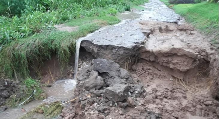 Así quedó Villa Rivera Indarte tras las tormentas del fin de semana Así quedó Villa Rivera Indarte tras las tormentas del fin de semana