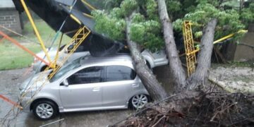 La tormenta provocó crecidas en varios cauces serranos