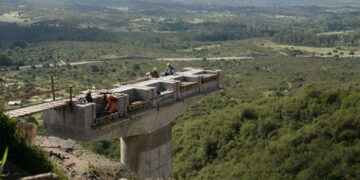 Avanzan los trabajos de la Bajada de las Altas Cumbres