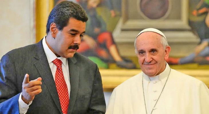 El papa se mostró dispuesto a mediar en Venezuela