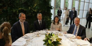 Los reyes de España fueron el principal centro de atención