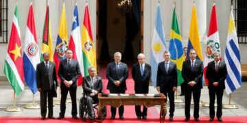 Presidentes sudamericanos lanzaron en Chile el Prosur