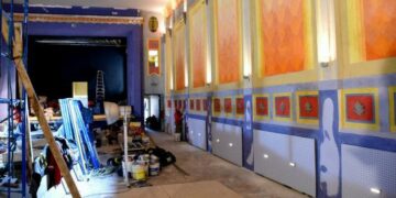 Avanzan las obras de puesta a punto del teatro La Piojera