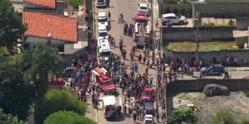 Dos adolescentes causan una masacre en un colegio de San Pablo