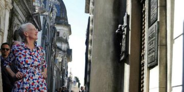 La reina de Dinamarca llegó a la Argentina