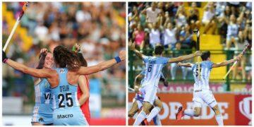 Los Leones y las Leonas se enfrentan a Gran Bretaña