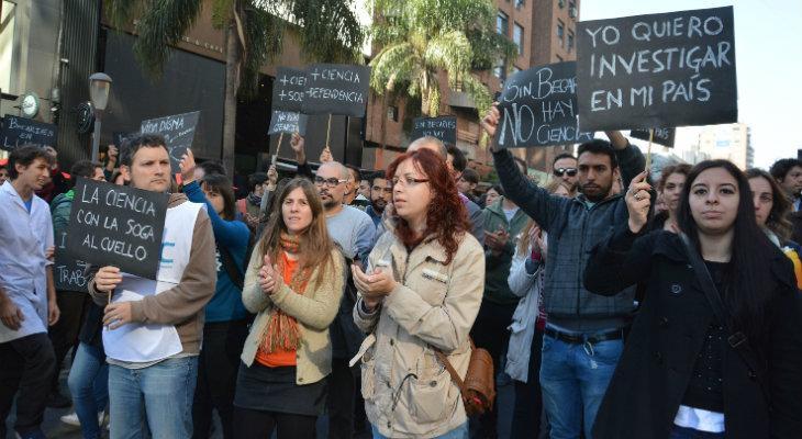 Los trabajadores de la ciencia celebran su día movilizados Los trabajadores de la ciencia celebran su día movilizados