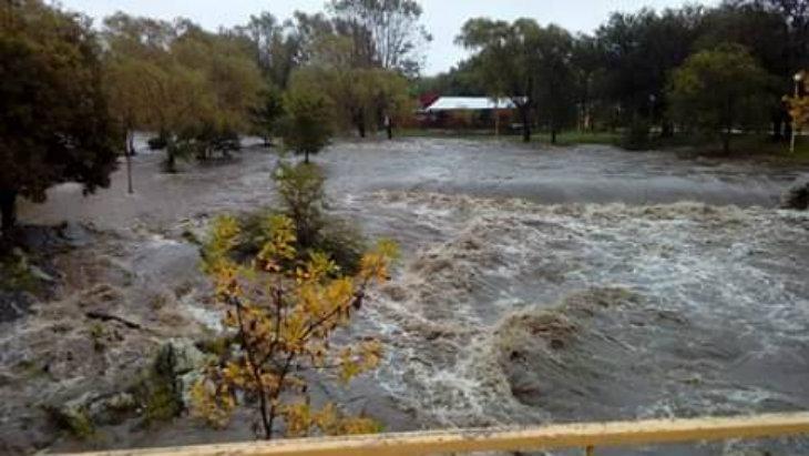 Siguen las complicaciones en Río Tercero por las intensas lluvias