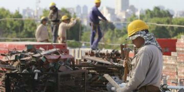 Fuerte caída de la construcción en marzo