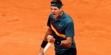Del Potro va por los octavos de Roland Garros