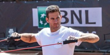 Del Potro espera rival para el Masters 1000 de Roma