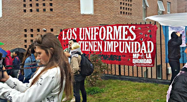 Protesta en Tribunales II por la muerte de otra interna en Bouwer Protesta en Tribunales II por la muerte de otra interna en Bouwer