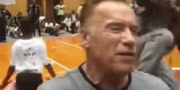Hasta la vista, baby: Le pegaron una patada voladora a Schwarzenegger