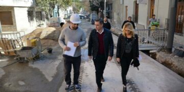 Mestre supervisó el avance de obras en el Portal de Güemes