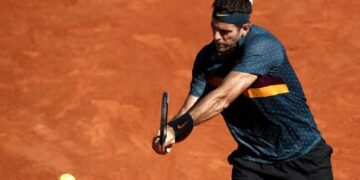Del Potro en octavos de Roland Garros