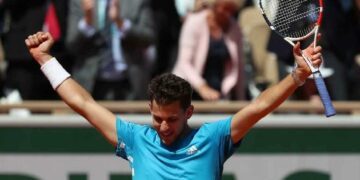 Thiem dejo en el camino a Djokovic y es finalista de Roland Garros