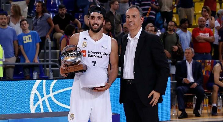 Campazzo campeón con el Real Madrid y MVP de la final Campazzo campeón con el Real Madrid y MVP de la final