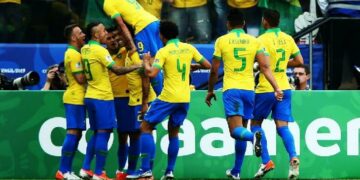 Categórico triunfo de Brasil ante Perú