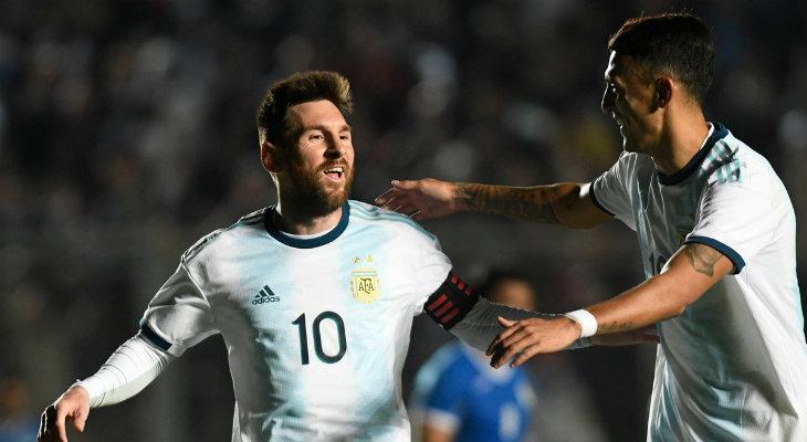 Goleada de Argentina ante Nicaragua en la previa de la Copa América Goleada de Argentina ante Nicaragua en la previa de la Copa América