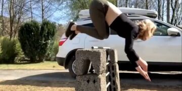 La mujer que galopa como caballo