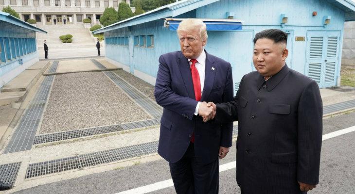 Trump se reunió con Kim y pisó suelo norcoreano