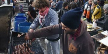 Molineros realizaron una peña solidaria en la planta Minetti