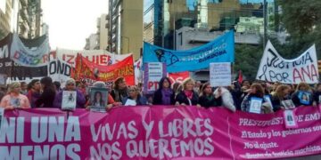 Movilización para reclamar justicia para Eylin y Giuliana