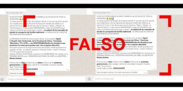 Es falso que no se podrá “hablar más de papá y mamá en las escuelas”