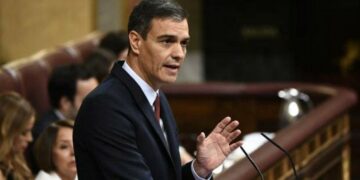 Pedro Sanchez, presidente de España. redes sociales ley