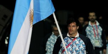 Gustavo Fernández fue el abanderado argentino de los Juegos Parapanamericanos
