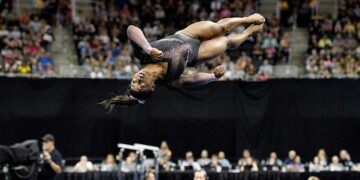 Simone Biles maravilló al mundo con una acrobacia nunca antes vista