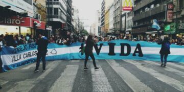 Las organizaciones provida  marcharon contra el aborto