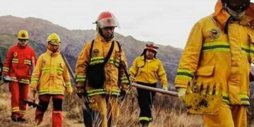 Trece bomberos cordobeses viajaron a la Amazonia para colaborar