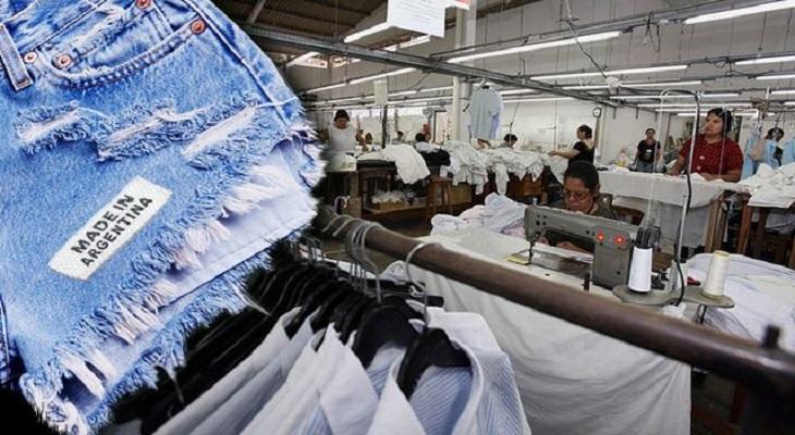 La producción textil cayó 18,5% interanual en junio