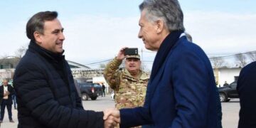 Macri junto a Mestre visitó un parque educativo en Marqués Anexo