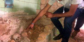 Restos en lo de Stroessner