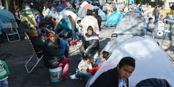 Desde el acampe local piden más fondos y “trabajo genuino”