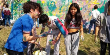 Un mural contra la trata de personas