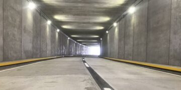 Quedó habilitado al tránsito el túnel de la Plaza España