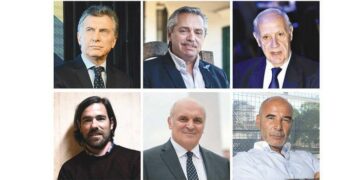 Primer cara a cara de los candidatos en el debate presidencial obligatorio