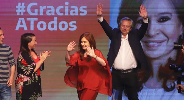 Los líderes de la región se refirieron a la victoria de los Fernández