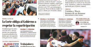 Tapa del miércoles 2 de Octubre de 2019